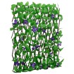 Enrejado valla expansible de hiedra artificial verde 180x70 cm