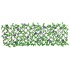 Enrejado valla expansible de hiedra artificial verde 180x70