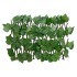 Enrejado expansible de parra artificial verde 5 uds 180x20