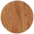 Mesa de centro de madera maciza de acacia y hierro 35x35x30