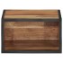 Mesita de noche de pared madera maciza acacia 35x35x20