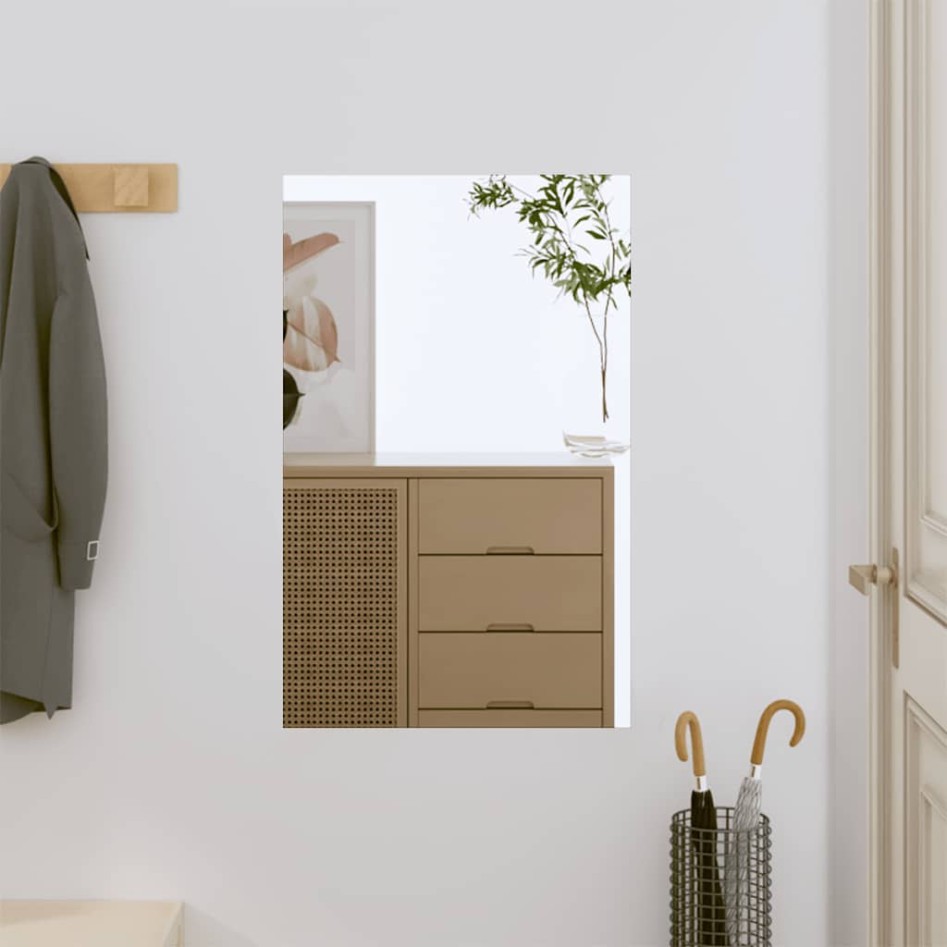 Espejo de pared vidrio rectangular 40x60