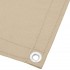 Pantalla de balcón 100% poliéster Oxford beige 90x800