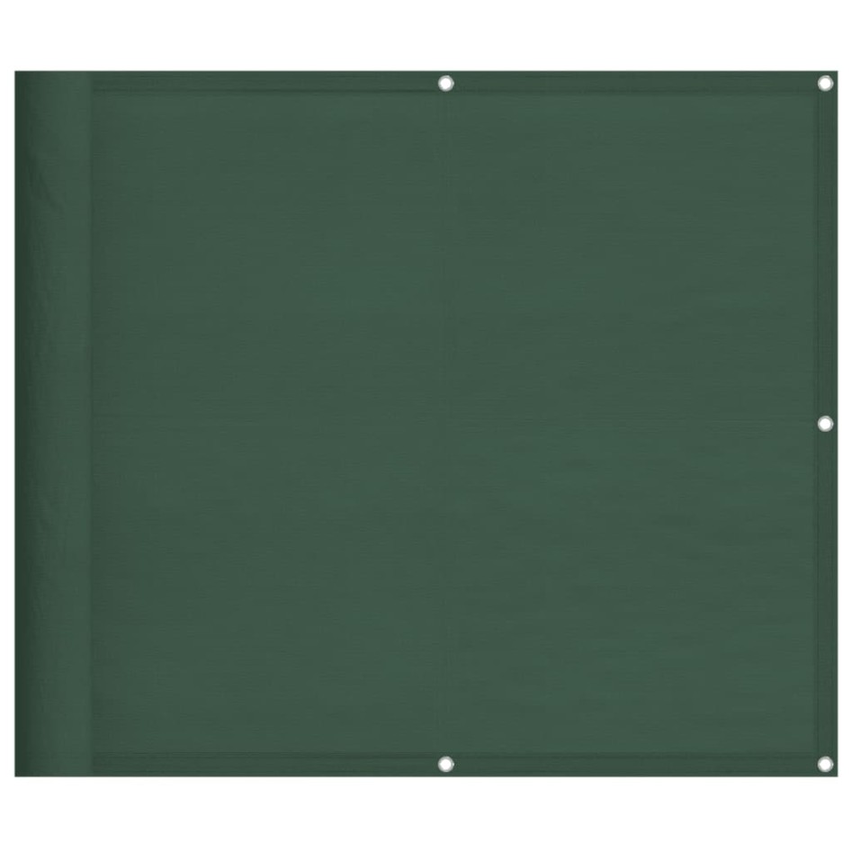 Pantalla de balcón 100% poliéster Oxford verde oscuro