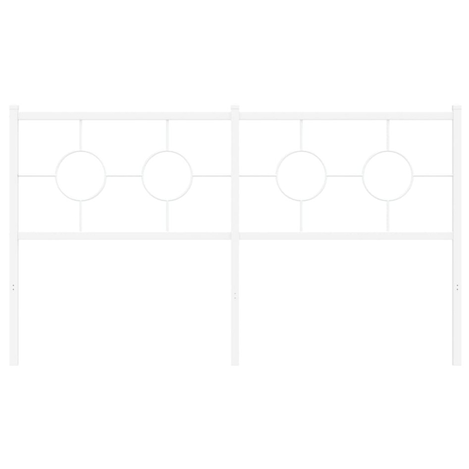 Cabecero de metal blanco 150