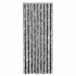 Cortina antimoscas chenilla gris y negro 56x185