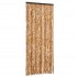 Cortina antimoscas chenilla ocre y blanco 56x200