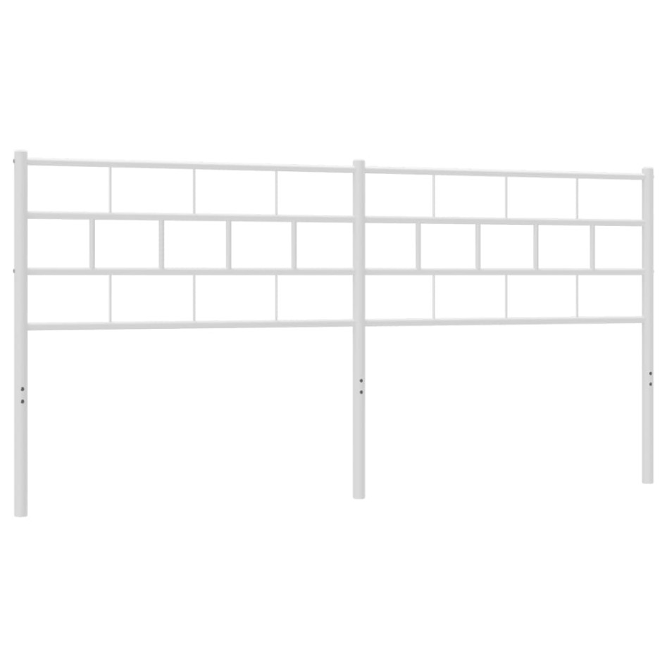 Cabecero de metal blanco 160