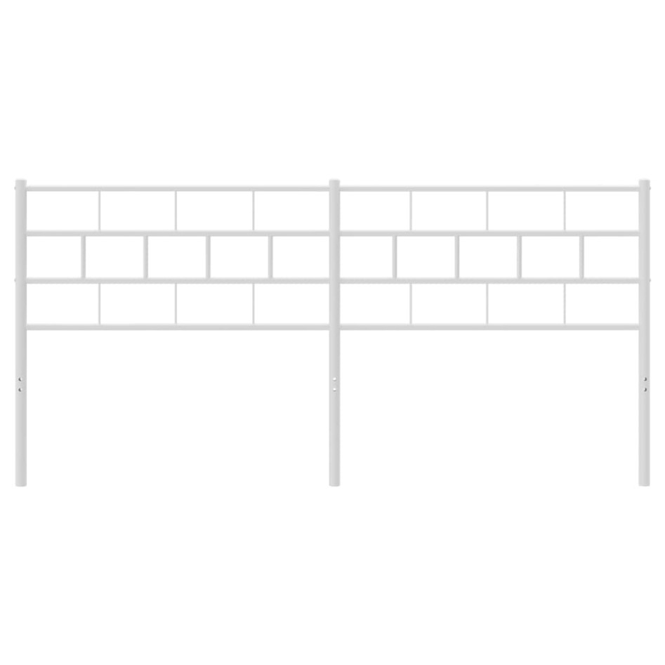 Cabecero de metal blanco 160