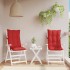 Cojines de silla con respaldo alto 2 uds tela Oxford