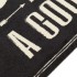 Alfombra de cocina lavable terciopelo texto café 60x180