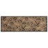 Alfombra de cocina lavable terciopelo marrón Morning 60x180