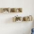Muebles de pared 2 uds madera de ingeniería roble