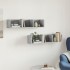 Muebles de pared 2 uds madera de ingeniería gris