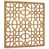 Adorno de pared de jardín acero corten diseño morisco 55x55