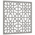 Adorno de pared de jardín acero corten diseño morisco 55x55