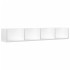 Mueble de pared madera de ingeniería blanco 99x18x16,5