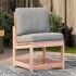 Silla de jardín madera maciza Douglas 50,5x55x77