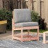 Silla de jardín madera maciza Douglas 50,5x55x77