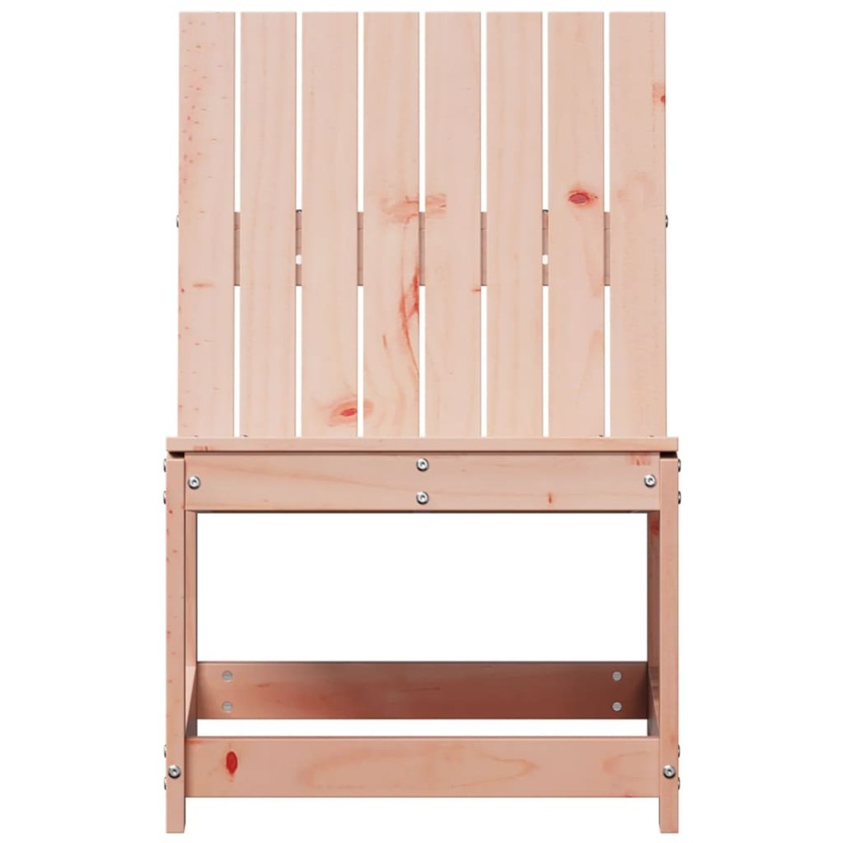 Silla de jardín madera maciza Douglas 50,5x55x77