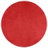 Alfombra de pelo corto OVIEDO roja Ø 120