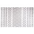 Alfombra lavable antideslizante negro y blanco 120x170