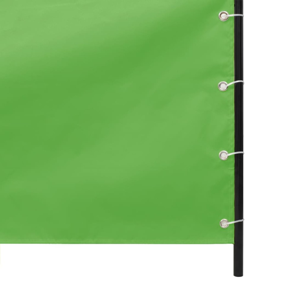 Toldo pantalla para balcón tela oxford verde claro 120x240