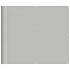 Pantalla de balcón 100% poliéster Oxford gris claro 90x1000