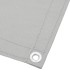 Pantalla de balcón 100% poliéster Oxford gris claro 90x1000
