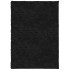 Alfombra peluda de pelo largo moderna PAMPLONA negra 120x170