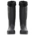 Botas de agua con calcetines extraíbles negro número 38
