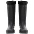 Botas de agua con calcetines extraíbles negro número 46