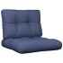 Set de cojines para sofá de palets tela azul marino 60x40x12