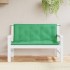Cojines de banco de jardín 2 uds tela Oxford verde 120x50x7