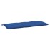 Cojines de banco de jardín 2 uds tela Oxford azul 120x50x7