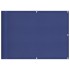 Pantalla de balcón 100% poliéster Oxford azul 75x800