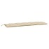 Cojines de banco de jardín 2 uds tela Oxford beige 180x50x7