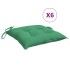 Cojines para palets 6 unidades tela Oxford verde 50x50x7
