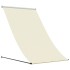 Toldo retráctil de tela y acero crema 150x150