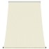 Toldo retráctil de tela y acero crema 150x150