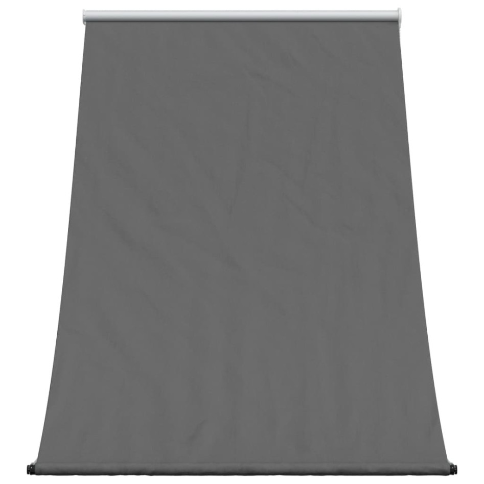 Toldo retráctil de tela y acero gris antracita 150x150