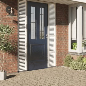 Láminas de ventana esmerilada 4 uds PVC patrón de