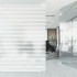 Láminas de ventana esmerilada 4 uds PVC patrón de