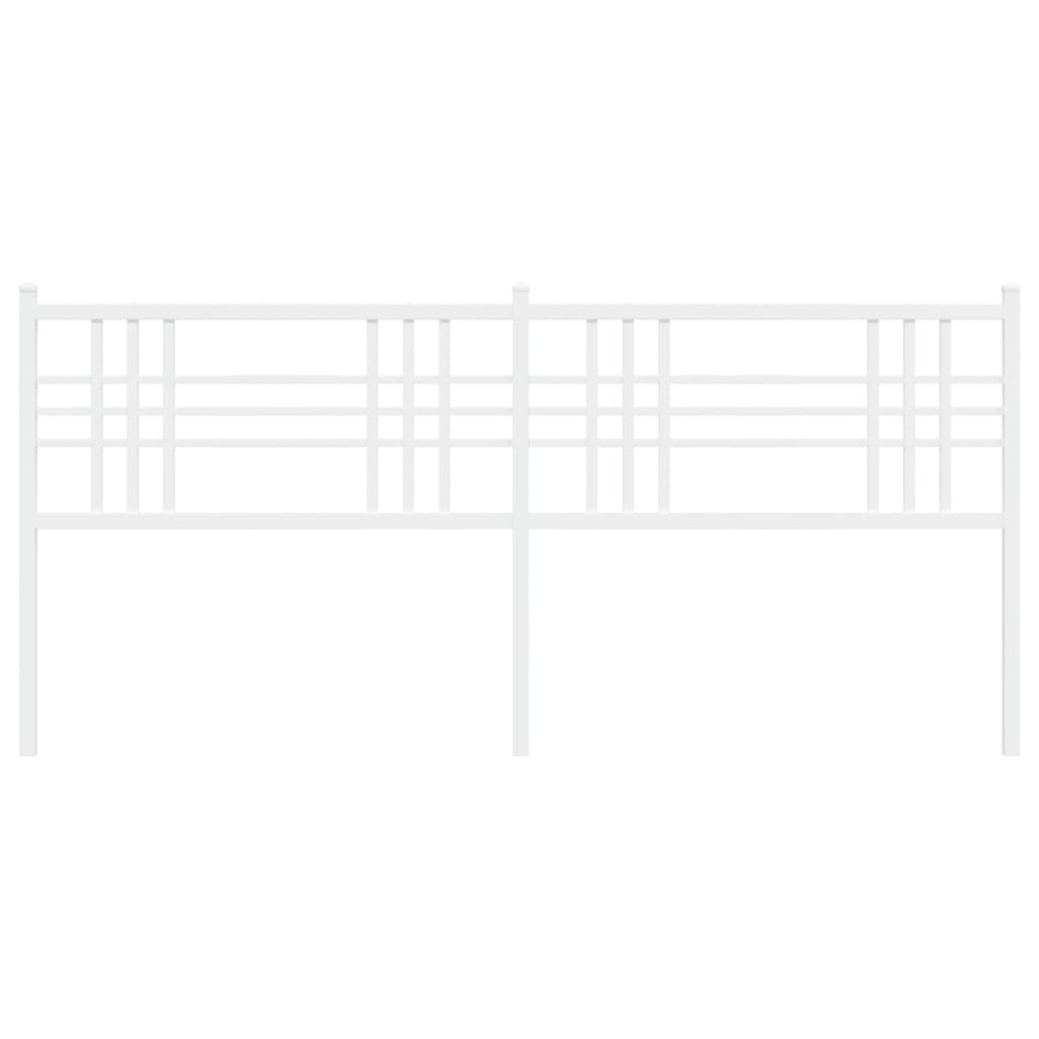 Cabecero de metal blanco 193