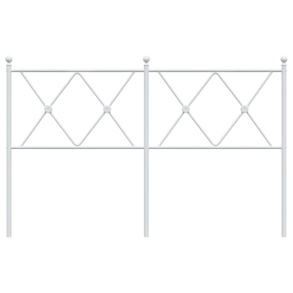 Cabecero de metal blanco 137