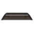 Marquesina de puerta policarbonato negro 80x75