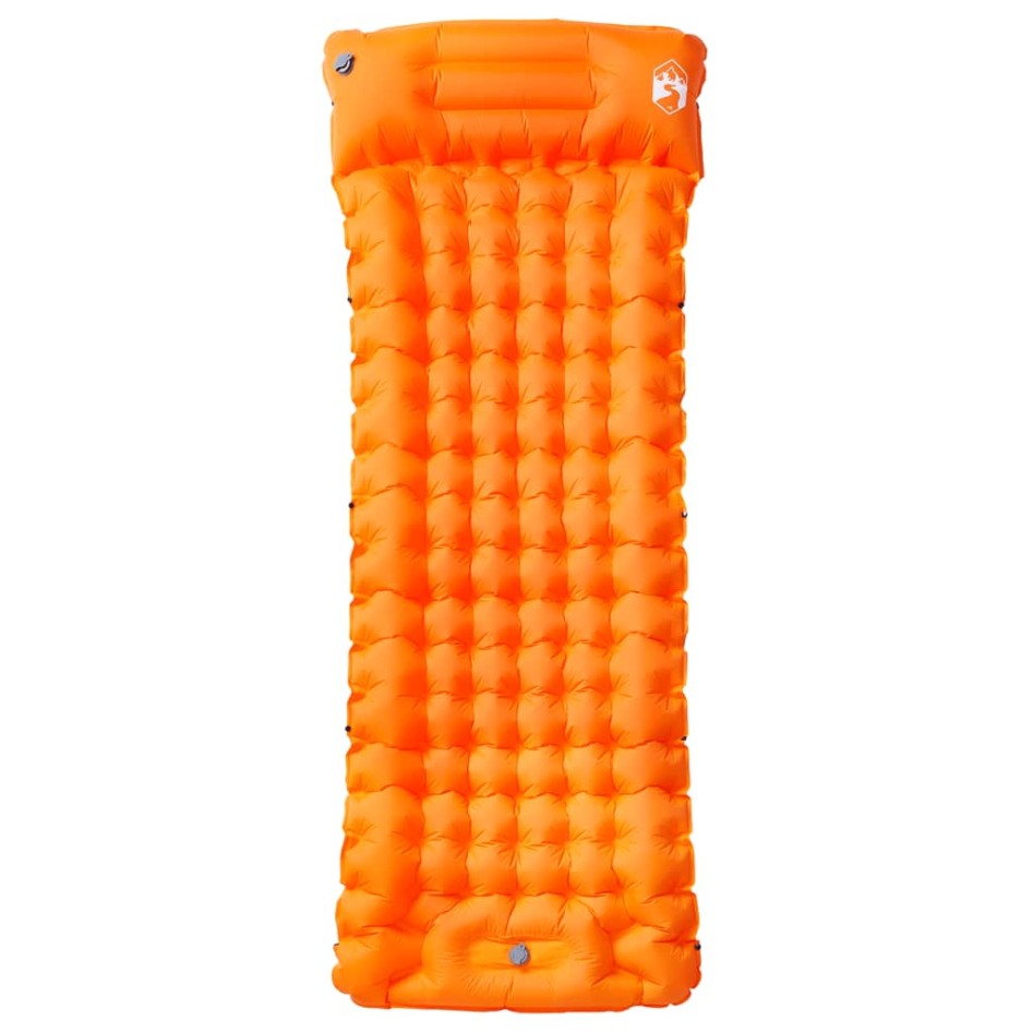 Colchón de camping autoinflable con almohada 1 persona