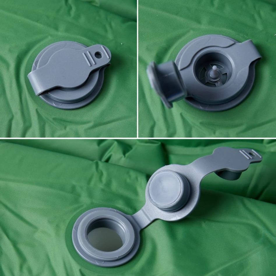 Colchón de camping autoinflable con almohada 1 persona