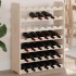 Botellero madera maciza de pino 67,5x25x87