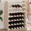 Botellero madera maciza de pino 67,5x25x87 cm